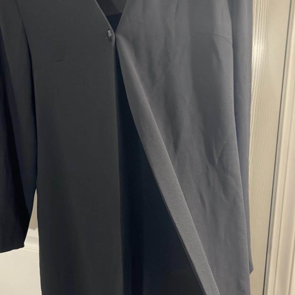 Danny & Nicole 1 button closure black cape, size 12 - Picture 6 of 11